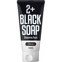 A'pieu 2+ Black Soap Fresh Cleansing Foam Освежающая пена для умывания , 130 мл