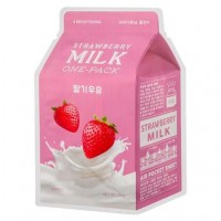 A'pieu Тканевая маска с экстрактом клубники Strawberry Milk One-Pack, 21 мл