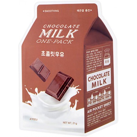 A'pieu Тканевая маска с экстрактом какао Chocolate Milk One-Pack, 21 мл